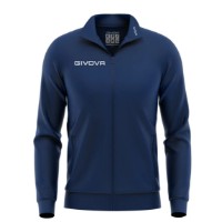 Hanorac pentru bărbați Givova Polarfleece Mono 500 Navy Blue, s.S