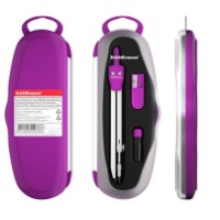 Compas pentru desen tehnic Erich Krause School Purple 3 pcs (31527) imaginea #3 — magazin online Desire.md