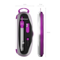 Compas pentru desen tehnic Erich Krause School Purple 3 pcs (31527) imaginea #5 — magazin online Desire.md