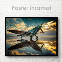 Pictură ArtShop Airplane at Sunset 90x60cm (PTR63-LL) imaginea #3 — magazin online Desire.md