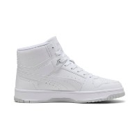 Bocanci pentru dame Puma Rebound Slam Mid Puma White/Cool Light Gray/Black, s.39 imaginea #3 — magazin online Desire.md