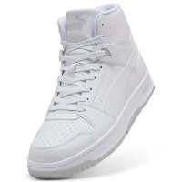 Bocanci pentru dame Puma Rebound Slam Mid Puma White/Cool Light Gray/Black, s.39 imaginea #5 — magazin online Desire.md