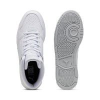 Bocanci pentru dame Puma Rebound Slam Mid Puma White/Cool Light Gray/Black, s.40.5 imaginea #4 — magazin online Desire.md