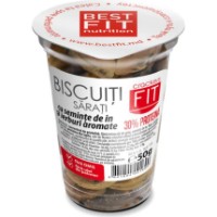 Crackerii proteici Best Fit Crackers Fit Flaxseed & Aromatic Herbs 50g