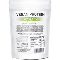 Proteină Best Fit Pea&Fava Salt Caramel 480g imaginea #2 — magazin online Desire.md