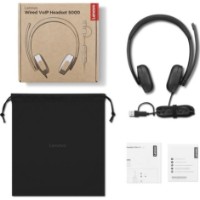 Căşti Lenovo Wired VoIP Headset 5000 Black (4XD1R88995) imaginea #6 — magazin online Desire.md