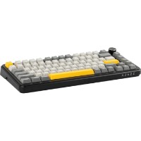 Tastatură Ajazz AK820 Max Plus Black/Gray/Yellow imaginea #4 — magazin online Desire.md