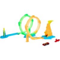 Drumul de joacă pentru copii Hot Wheels Neon Speeders (JMG49)