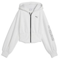 Hanorac damă Puma Street Glam Bedazzled White Glow Heather, s.M