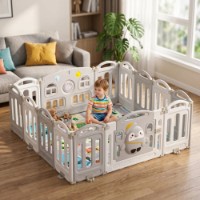Pătuț pliabil Moni Penguin Grey&White 150x150cm imaginea #3 — magazin online Desire.md