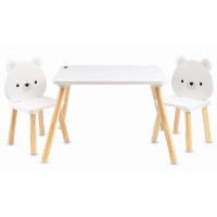 Детский столик со стульями Moni White Bears (006-001901)