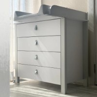 Детский комод Veres Monaco 900 White-Grey (VR 33.2.351.2.17) фото №2 — интернет-магазин Desire.md