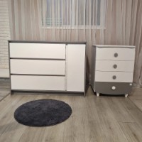 Comodă Veres White/Graphite  (35.2.38.2.32) imaginea #2 — magazin online Desire.md