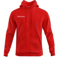 Hanorac pentru bărbați Givova Polarfleece 500 Red, s.L (MA024-0012)