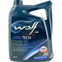 Ulei de transmisie auto Wolf Vitaltech MV Premium 75W-80 5L