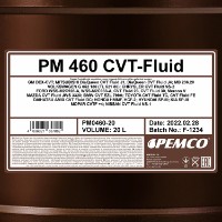 Трансмиссионное масло Pemco 460 CVT-Fluid 20L фото №2 — интернет-магазин Desire.md
