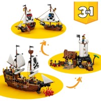 Set de construcție Lego Creator 3in1: Iconic Pirate Ship (31387) imaginea #9 — magazin online Desire.md