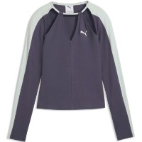 Hanorac damă Puma T7 Slim Cut-Outs Inky Depths/Creme de Mint, s.S imaginea #1 — magazin online Desire.md
