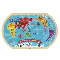 Puzzle Tooky Toy Map Of The World (1855D)