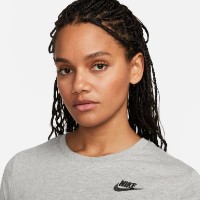 Tricou de dame Nike W Nsw Tee Club Icon Dark Grey Heather/Black, s.L imaginea #3 — magazin online Desire.md