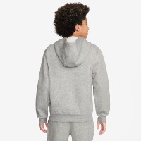 Hanorac pentru copii Nike Sportswear Club Fleece Dark Grey Heather/Base Grey/White, s.XS imaginea #5 — magazin online Desire.md