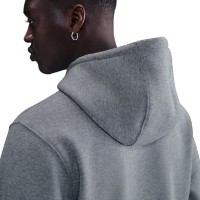 Hanorac pentru bărbați Nike Sportswear Club Fleece Pullover Dark Grey Heather/Light Smoke Grey/White, s.XL imaginea #6 — magazin online Desire.md
