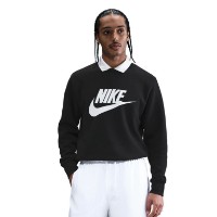 Hanorac pentru bărbați Nike Sportswear Club Fleece Black/White, s.M