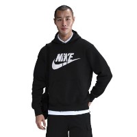 Hanorac pentru bărbați Nike Sportswear Club Fleece Pullover Black/Black/White, s.XL