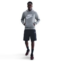 Hanorac pentru bărbați Nike Sportswear Club Fleece Pullover Dark Grey Heather/Light Smoke Grey/White, s.M imaginea #2 — magazin online Desire.md