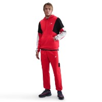 Costum sportiv pentru bărbați Nike Sportswear Club Fleece Hooded University Red/Light Smoke Grey/Black/White, s.XL