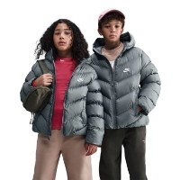 Geacă pentru copii Nike Sportswear All Day Play Therma-FIT Smoke Grey/White, s.XS