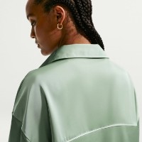 Cămașă damă Nike Sportswear Oversized Satin Long-Sleeve Steam/Sail, s.XS imaginea #5 — magazin online Desire.md