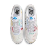 Ghete pentru bărbați Nike Air Force 1 07 LV8 White/White, s.45.5 imaginea #4 — magazin online Desire.md