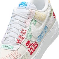 Ghete pentru bărbați Nike Air Force 1 07 LV8 White/White, s.42 imaginea #6 — magazin online Desire.md