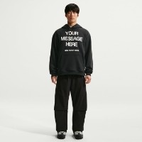 Hanorac pentru bărbați Nike Your Message Here Black/White/Safety Orange, s.L imaginea #3 — magazin online Desire.md