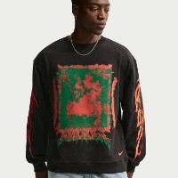 Hanorac pentru bărbați Nike Sportswear Fleece Crew-Neck Black/Bright Crimson/White/Safety Orange, s.XL imaginea #5 — magazin online Desire.md