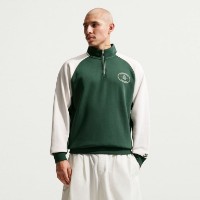 Hanorac pentru bărbați Nike Club 1/2-Zip Fleece Fir/Phantom/Fir, s.XL