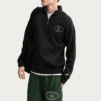Hanorac pentru bărbați Nike Club 1/2-Zip Fleece Black/Black/Phantom, s.M imaginea #5 — magazin online Desire.md