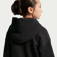 Hanorac pentru copii Nike Sportswear Studio Fleece Black/White, s.M imaginea #6 — magazin online Desire.md