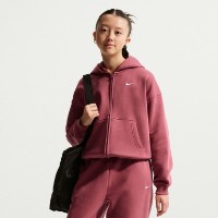 Hanorac pentru copii Nike Sportswear Studio Fleece Pink Smoke/White, s.M