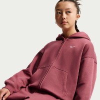 Hanorac pentru copii Nike Sportswear Studio Fleece Pink Smoke/White, s.M imaginea #5 — magazin online Desire.md