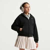 Hanorac pentru copii Nike Sportswear Studio Fleece Black/White, s.L