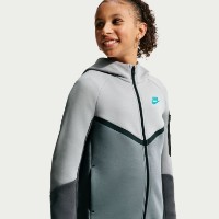 Hanorac pentru copii Nike Sportswear Tech Fleece Light Smoke Grey/Smoke Grey/Anthracite/Black, s.M imaginea #5 — magazin online Desire.md