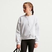 Hanorac pentru copii Nike Sportswear Studio Birch Heather/White, s.XL