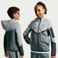 Hanorac pentru copii Nike Sportswear Tech Fleece Light Smoke Grey/Smoke Grey/Anthracite/Black, s.L