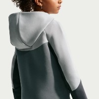 Hanorac pentru copii Nike Sportswear Tech Fleece Light Smoke Grey/Smoke Grey/Anthracite/Black, s.XL imaginea #7 — magazin online Desire.md