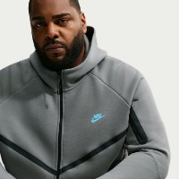 Hanorac pentru bărbați Nike Tech Fleece Smoke Grey/Football Blue, s.S imaginea #5 — magazin online Desire.md
