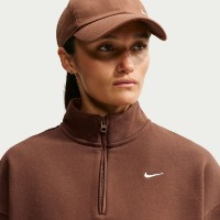 Hanorac damă Nike Studio Fleece Medium Weight Cacao Wow/Sail, s.S imaginea #5 — magazin online Desire.md