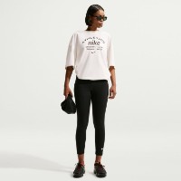 Jambiere damă Nike Sportswear Classic High-Waisted 7/8 Black/White, s.M imaginea #2 — magazin online Desire.md