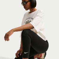 Jambiere damă Nike Sportswear Classic High-Waisted 7/8 Black/White, s.L imaginea #5 — magazin online Desire.md